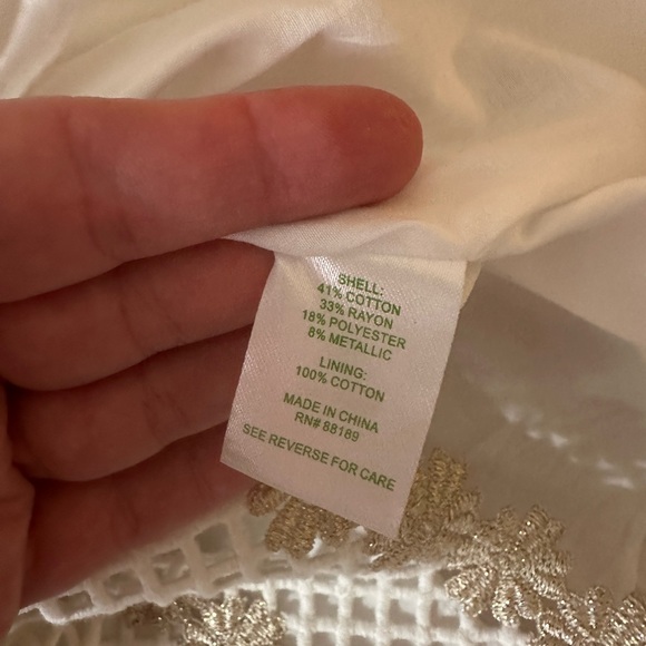 Lilly Pulitzer Barbara Two Toned Gold Metallic Lotty Daisy Floral Dress NWOT 4 - Picture 13 of 16